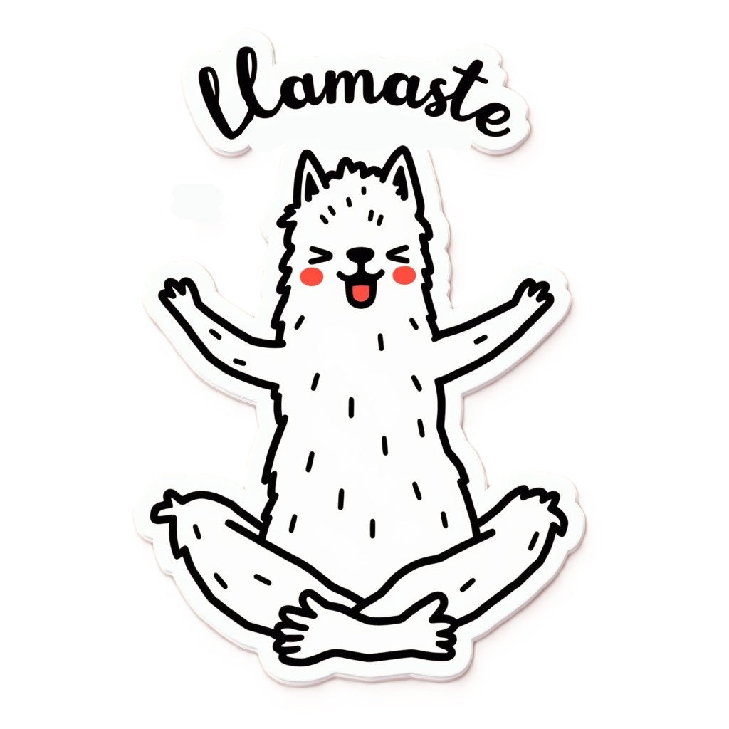 Yoga Llama by StuckOnYou