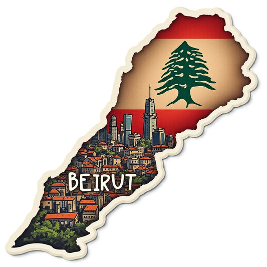 Beirut Map by StuckOnYou