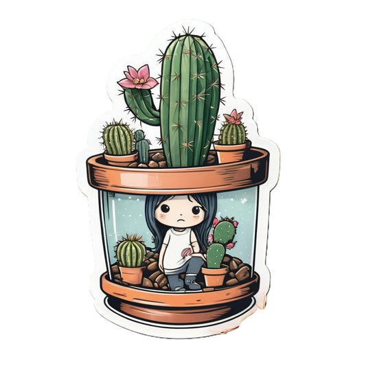 Kawaii Succulent by StuckOnYou