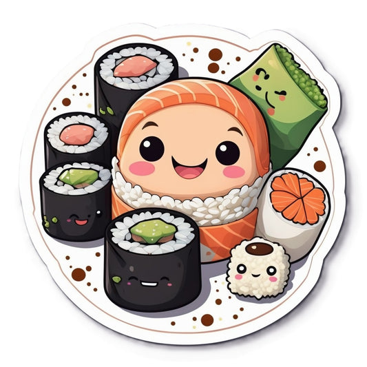 Kawaii Sushi Squad by StuckOnYou